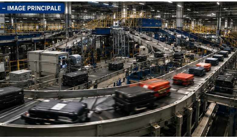 100 000 valises traitées chaque jour dans le centre de tri de Roissy-CDG